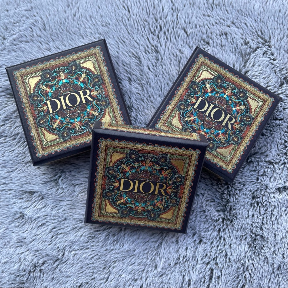 DIOR Set of 3 Holiday 2021 Mini Jewelry Boxes